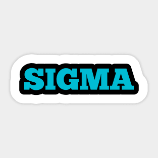 Sigma Sticker